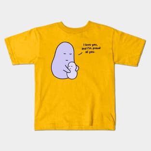 Hug - I Love You (Lemon Butter) Kids T-Shirt